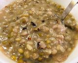 A picture of step 6 of Green Gram / Mung Bean Multigrain Porridge >> Ginisang Munggo | Monggo with Pork and Mixed Grains.