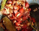 A picture of step 2 of Mughlai Paneer Masala.