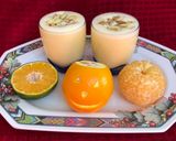 A picture of step 4 of Orange Lassi.