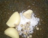 Foto langkah ke 2 dari resep Rolade tahu daun singkong.