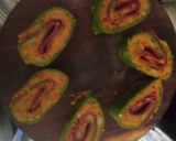 चुकंदर ओर पालक के रोल (chukandar aur palak ke roll recipe in Hindi) रेसिपी चरण 7 फोटो