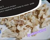 A picture of step 4 of Chicken White Pasta.