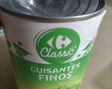 Foto del paso 1 de la receta: Guisantes con cebolla y jamón a tacos