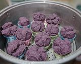 Foto langkah ke 9 dari resep Bolu Kukus Ubi Ungu.