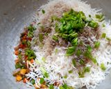A picture of step 8 of Paneer fried rice for kids.