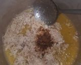 A picture of step 5 of Fried rice with fried chicken.