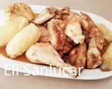 Foto del paso 2 de la receta Pollo al horno campero con manzanas, pasas y ciruelas