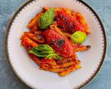 Foto del passaggio 3 della ricetta Penne ai peperoni grigliati