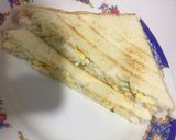 A picture of step 2 of Corn cheese sandwich.