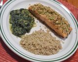 Foto del paso 5 de la receta: Salmón con almendras y cebollín