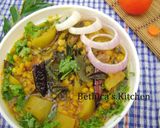 A picture of step 8 of Kaddu Ka Dalcha (Bottle Gourd cooked with Bengal Gram - Hyderabadi Style).