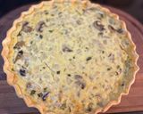Foto del paso 3 de la receta: Tarta de champiñones, crema y verdeo