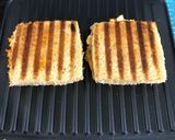 A picture of step 7 of Schezwan Mayo Egg Veg Grilled Sandwich.