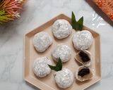 Foto langkah ke 10 dari resep Mochi Matcha isi Coklat.
