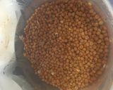 A picture of step 1 of Gray Peas (Pays) and Bacon.