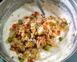 A picture of step 5 of Masala Rice Idlies.