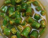 A picture of step 4 of Fresh Mirchi pickle.