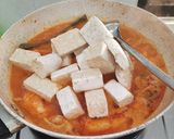 Foto langkah ke 9 dari resep Ayam Tempe Bumbu Merah.
