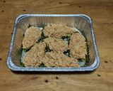 A picture of step 7 of Roasted Poblano Peppers with Chicken & Queso Cheese Sauce.