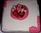 Foto del paso 4 de la receta: Bizcochuelo de frutillas..🤗