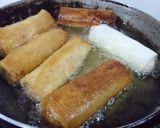 Hình bước làm 2 của món Chả giò trái cây