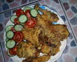 A picture of step 1 of Crispy chicken.