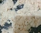 A picture of step 1 of Khoya Halwa.