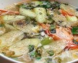 Hình bước làm 2 của món Canh chua tôm càng xanh