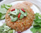 รูปขั้นตอนการทำที่ 4 ของ ข้าวผัดน้ำพริกสะตอ