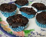 A picture of step 9 of Chocolate Premix Choco chips chocolate Ganache Stuffed muffins.
