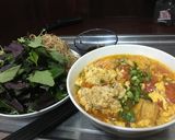 Hình bước làm 4 của món Bún riêu chay