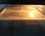 A picture of step 3 of Kinder Explosion Swiss Roll.