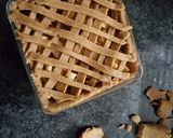 A picture of step 5 of Appeltaart mini gebak.