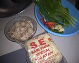 Foto langkah ke 1 dari resep Mie ayam plus sambel Simpel.
