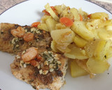Foto del paso 4 de la receta: Merluza con gambas y ajo