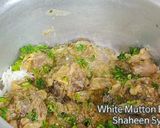 A picture of step 5 of White mutton biryani.