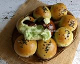 Foto langkah ke 17 dari resep Eggless Pandan Cup Bread.