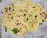 Foto del paso 9 de la receta: Tallarines caseros con carbonara suave
