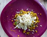 A picture of step 2 of Baked Chandrakala with Yellow Dip.