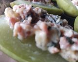 Foto del paso 6 de la receta: Chayotes rellenos con chuleta de cerdo, acelgas y papas