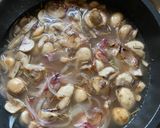 A picture of step 3 of Mushroom Risotto.