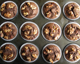 A picture of step 5 of Silken Tofu Cocoa Muffins (Dairy Free).