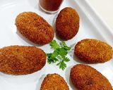 A picture of step 5 of Sweet Potato Cutlet.
