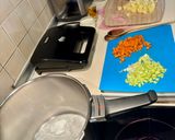 Φωτογραφία βήματος 1 της συνταγής Βελούδινη σούπα με κάστανα και κονιάκ της Ματούλας