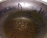 A picture of step 1 of Karonde and green chilli chunki hui.
