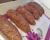 A picture of step 1 of Meat rolls.