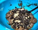 Foto langkah ke 4 dari resep Cookies Coklat Kacang.