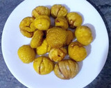Foto del paso 8 de la receta: Crema de castañas asadas y glaseadas con frutos secos