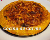 Foto del paso 13 de la receta: Tarta-quiche de pollo, setas y jamón