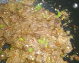 A picture of step 4 of Fry kaleji.